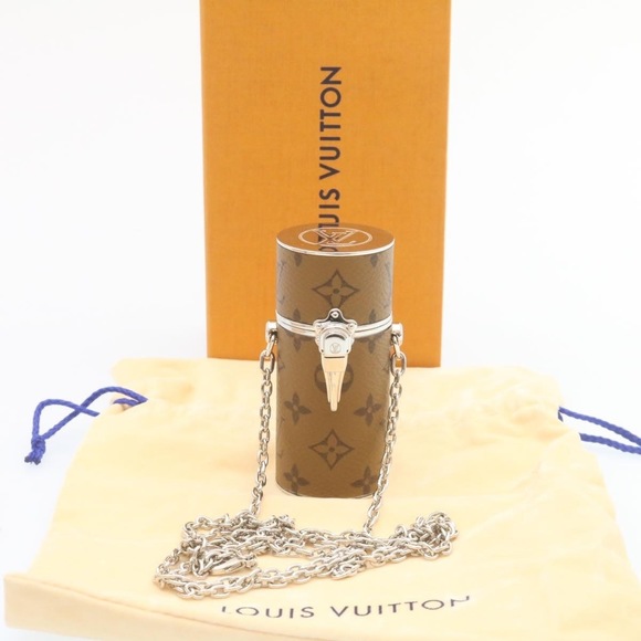 LOUIS VUITTON Monogram Reverse Lipstick Case Cosmetic Pouch MP2407 LV Auth 27696 - Picture 12 of 12